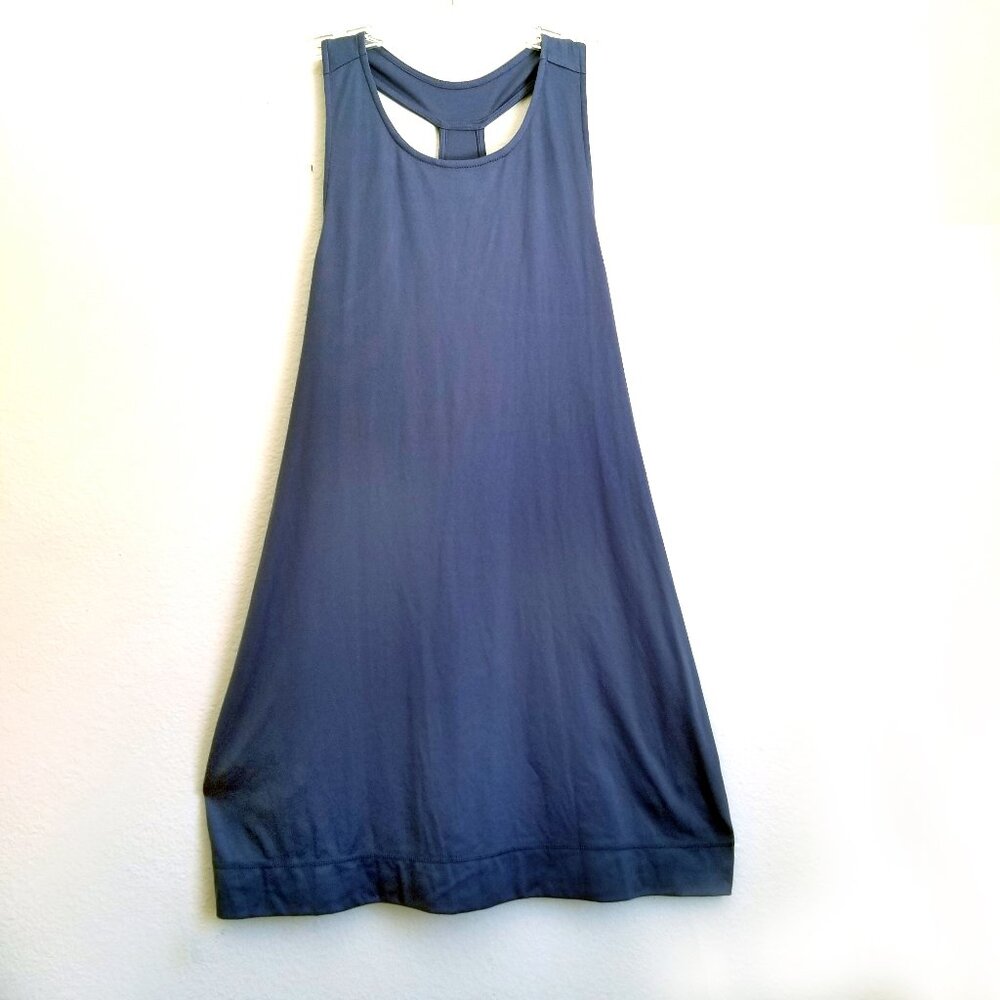 z.well Racerback Workout Tank Top Womens Yale Blue Size L Two Pockets New Price